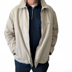Men's Tan barn jacket size xxl